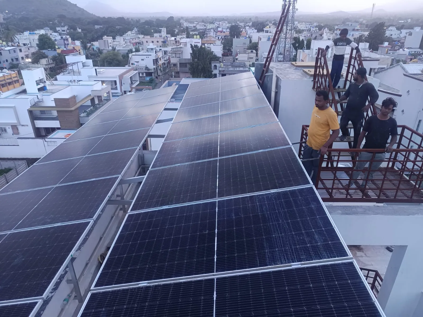 What solar services are available in Malegaon?